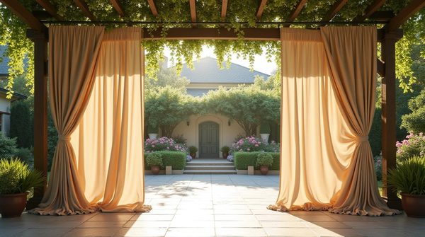 Les meilleurs rideaux pour pergola : confort et style garantis